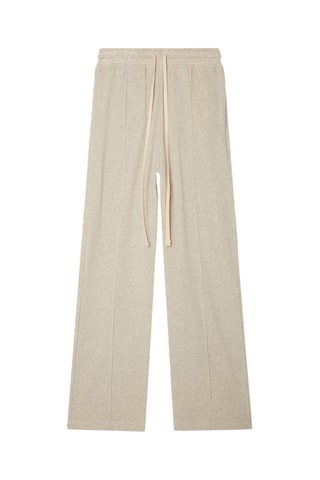 Pantalon en velours Velor Crème