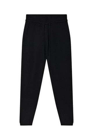 Jogging en laine Moss - Noir