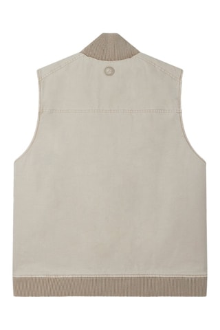 Veste sans manches Gilet Army - Ecru