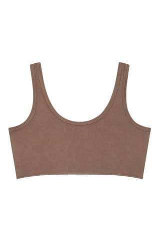 Brassière Urban Cut Crop Marron