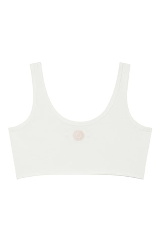 Brassière Urban Cut Crop Blanc