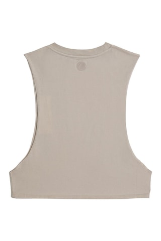 Crop-top Urban Cut Tank Beige