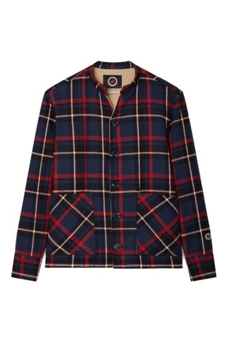 Chemise Grandpa - Bleu marine