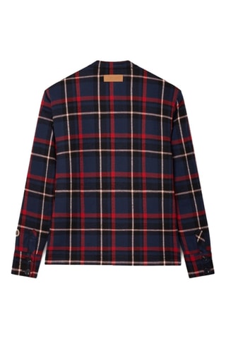 Chemise Grandpa - Bleu marine