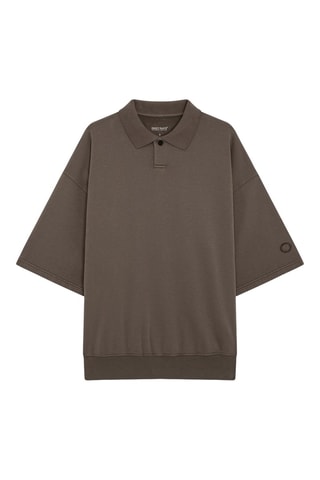 Polo en coton biologique Hearth - Marron