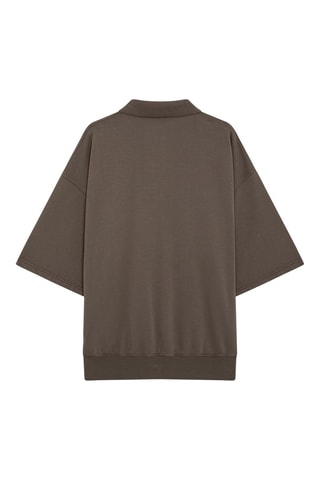 Polo en coton biologique Hearth - Marron