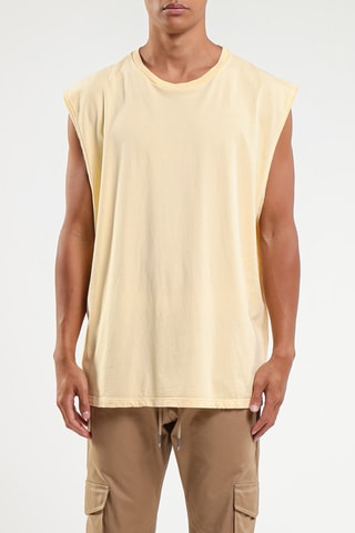 T-shirt Tank - Jaune