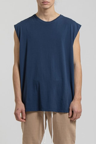T-shirt Tank - Bleu marine
