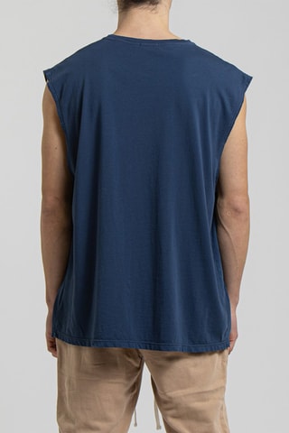 T-shirt Tank - Bleu marine