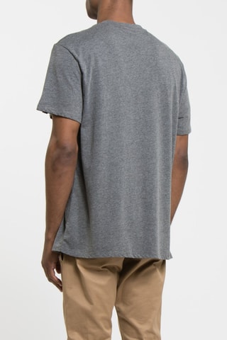 T-shirt Button - Gris foncé chiné