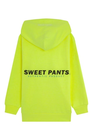 Sweat à capuche - Jaune fluo