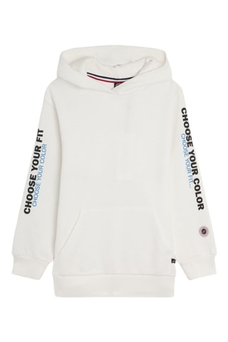 Sweat à capuche - Blanc