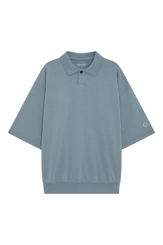 Polo en coton biologique Hearth - Bleu