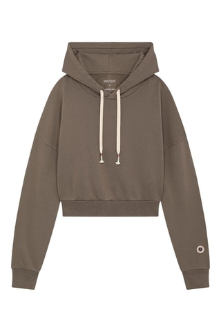 Sweat à capuche en coton biologique Hearth - Kaki
