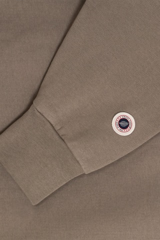Sweat à capuche en coton biologique Hearth - Kaki