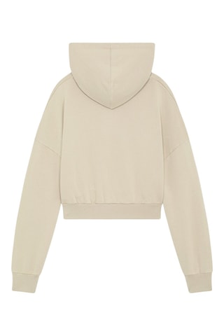 Sweat à capuche en coton biologique Hearth - Beige