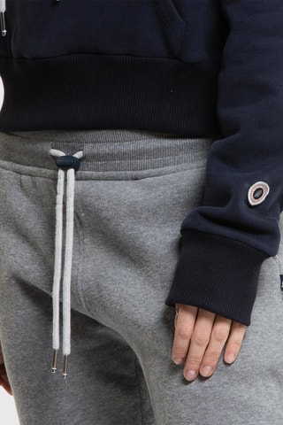 Sweat court à capuche Crop - Bleu marine