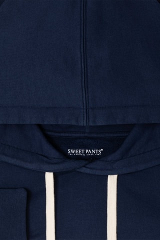 Sweat à capuche en coton biologique Hearth - Bleu marine