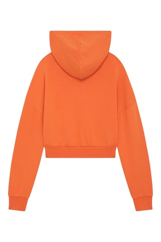 Sweat à capuche en coton biologique Hearth - Orange
