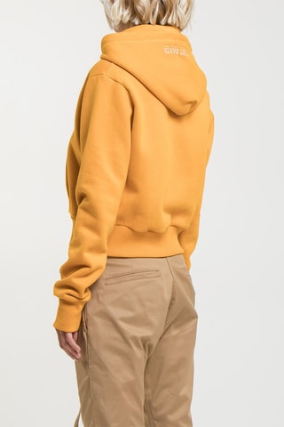 Sweat à capuche en coton biologique Hearth - Moutarde