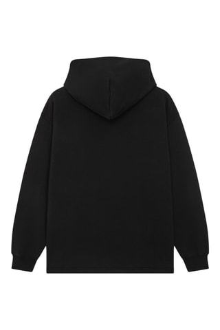 Sweat à capuche en coton biologique Hearth - Noir