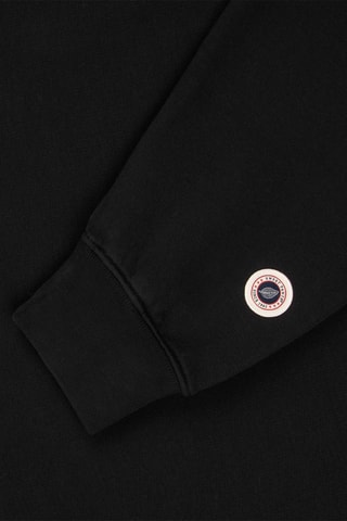 Sweat à capuche en coton biologique Hearth - Noir