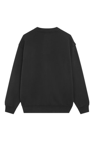 Sweat en coton biologique Hearth - Noir