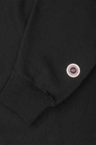 Sweat en coton biologique Hearth - Noir