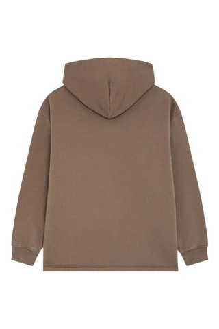 Sweat à capuche en coton biologique Hearth - Marron