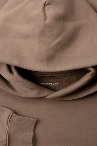 Sweat à capuche en coton biologique Hearth - Marron