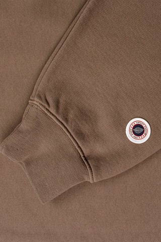 Sweat à capuche en coton biologique Hearth - Marron