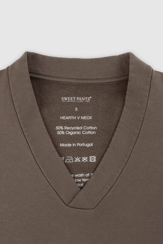 Sweat en coton biologique Hearth - Bordeaux