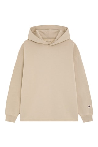 Sweat à capuche en coton biologique Hearth - Beige