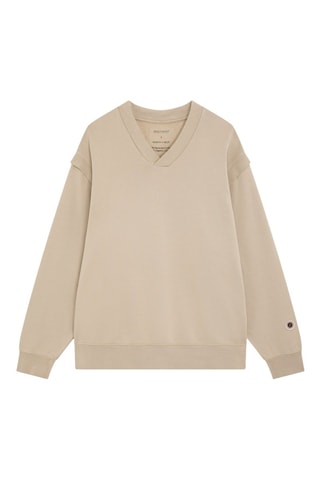 Sweat en coton biologique Hearth - Beige
