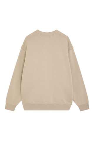 Sweat en coton biologique Hearth - Beige