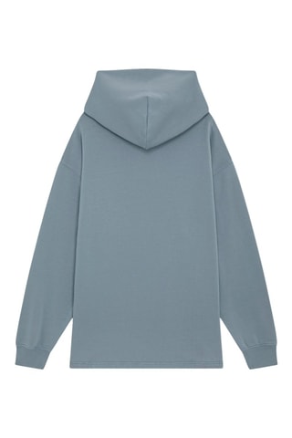 Sweat à capuche en coton biologique Hearth - Gris foncé
