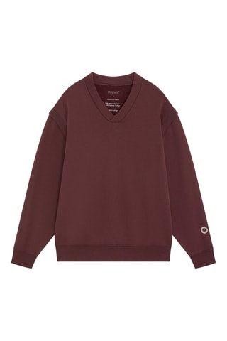 Sweat en coton biologique Hearth - Marron