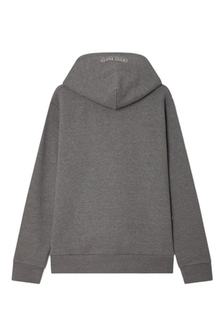 Sweat à capuche Wide Sherpa - Gris foncé