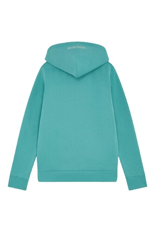Sweat à capuche Wide Bm - Turquoise