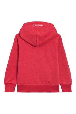 Sweat à capuche Tkid Zip Up Hood Rouge chiné
