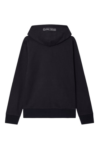 Sweat à capuche Wide Zip Hood - Bleu marine