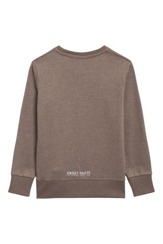 Sweat Kid Classic Crew - Marron chiné