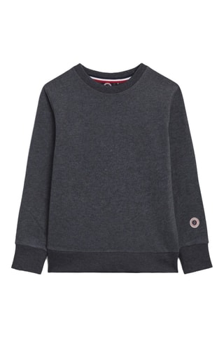 Sweat Kid Classic Crew - Bleu nuit chiné