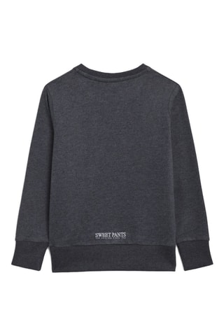 Sweat Kid Classic Crew - Bleu nuit chiné