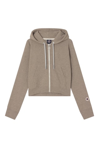 Sweat à capuche Up 21 - Beige chiné