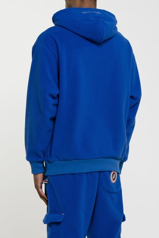 Sweat à capuche Polaire Hoodie - Bleu cobalt