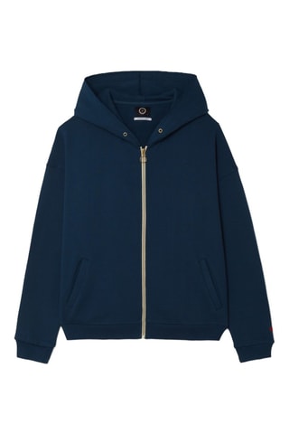 Sweat à capuche Fuji - Indigo