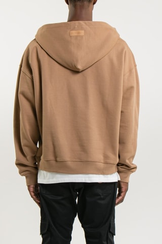 Sweat à capuche Western - Camel