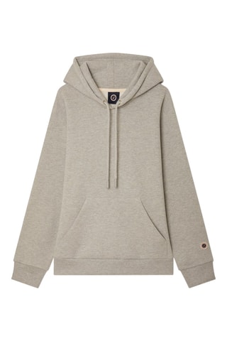 Sweat à capuche Wide Hood - Gris clair chiné