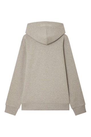 Sweat à capuche Wide Hood - Gris clair chiné